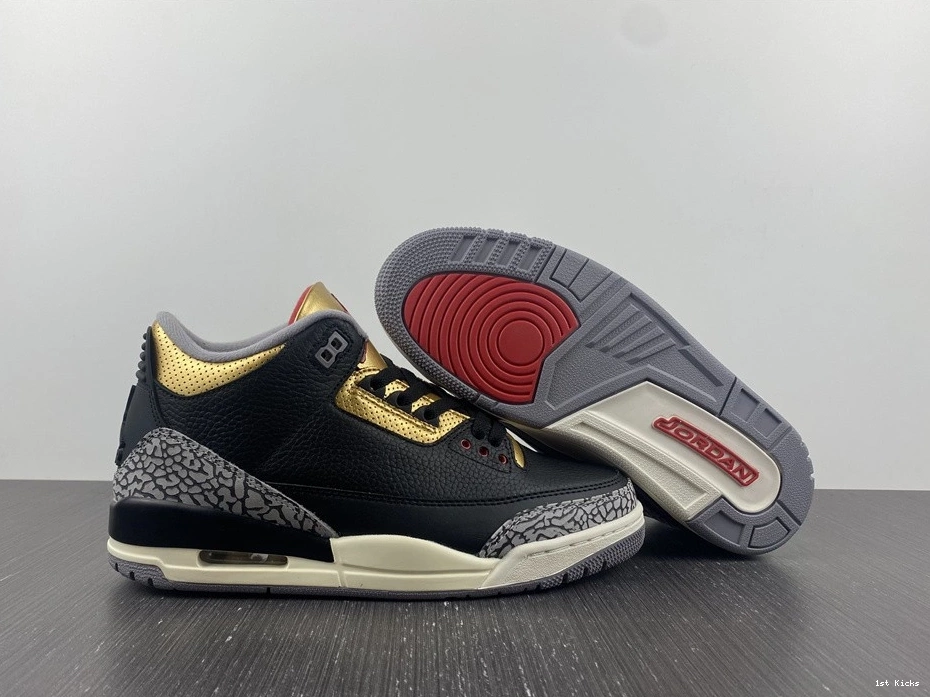 WMNS Jordan Gold 3 Air CK9246-067 Black 1004